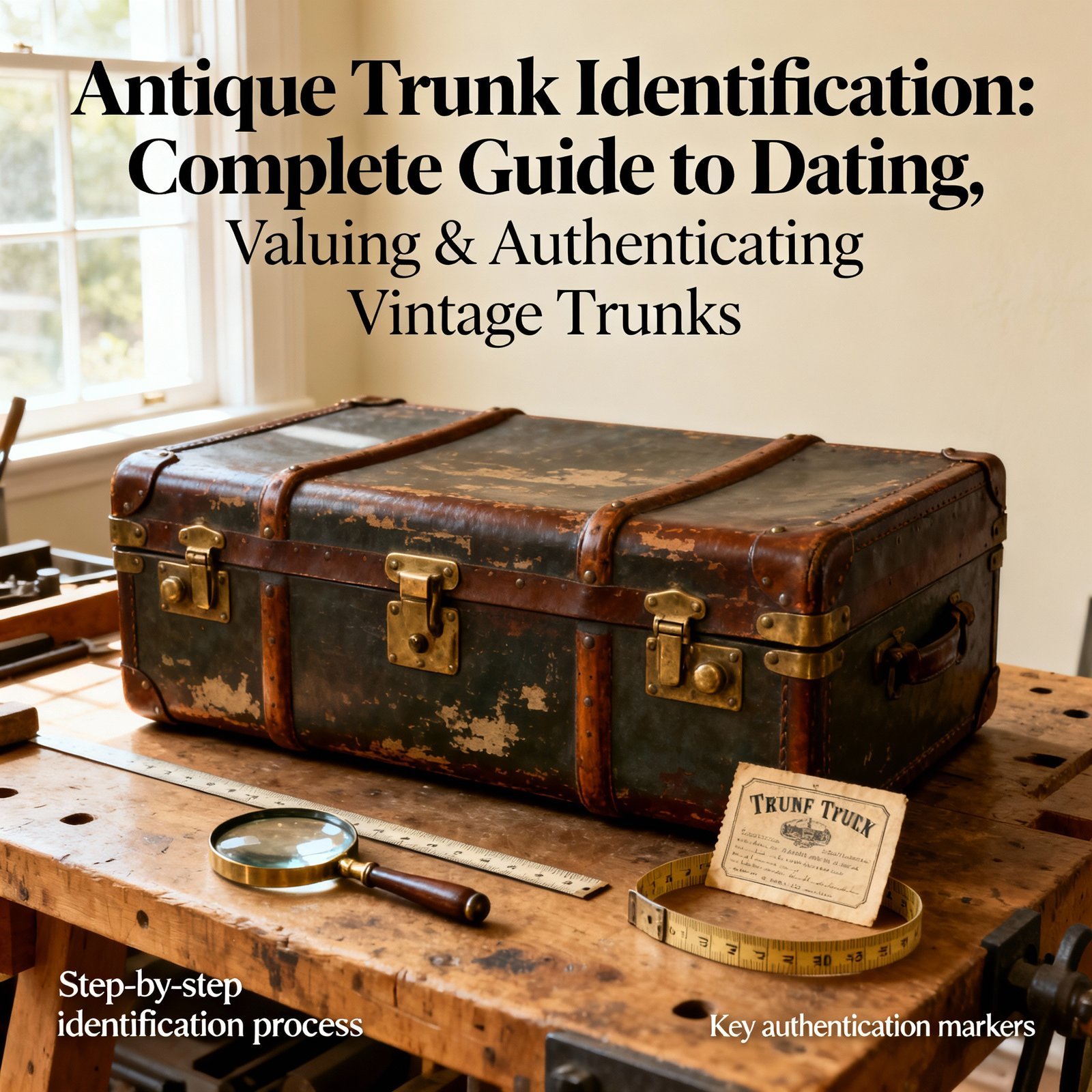Antique Trunk Identification: Complete Guide to Dating, Valuing & Authenticating Vintage Trunks